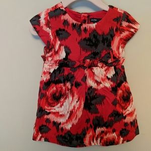 Baby Gap woven abstract floral dress